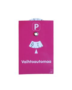Pehmeä liimattava parkkikiekko