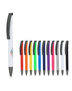 Soft Touch kuulakärkikynä metalliklipsillä