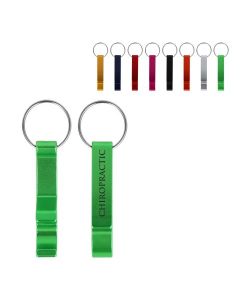 Pullonavaaja avainrengas logolla