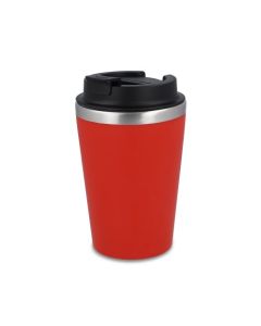 Kahvimuki ruostumattomasta teräksestä 350ml. Mainosmuki omalla logolla!