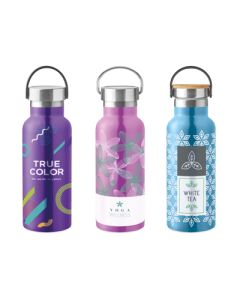 Kustomoitu kaksiseinäinen juomapullo rosterista, 500 ml