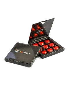 Suklaasydämiä lahjapakkauksessa 65g