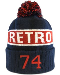 RETRO tupsumyssy omalla designilla kudottuna