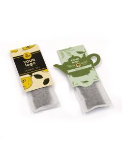 Teepakkaus omalla logolla