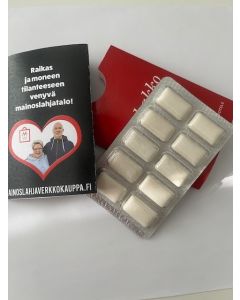 Kotimainen xylitol purukumi Fazer 