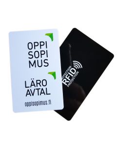 RFID-korttisuoja suojaa lompakon kaikki kortit kerralla, monivärinen digipainatus