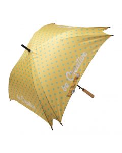 Sateenvarjo täysväripainatuksella, RPET-materiaalia, neliö