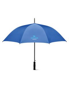 Iso sateenvarjo, hopeansävyinen alaosa, halkaisija 120 cm